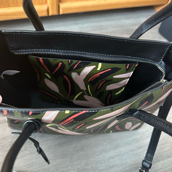 Kate Spade Eva medium zippered satchel in Modern Feather - Picture 5 of 8